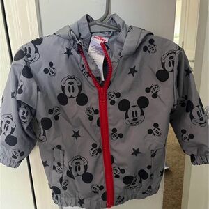 Disney Gray Jacket with Red Accents